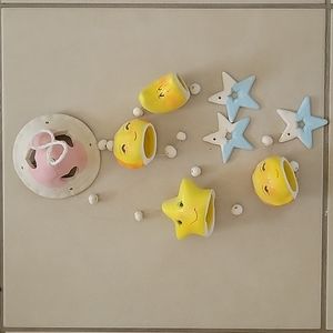 Sun, Star, & Moon Wind chime